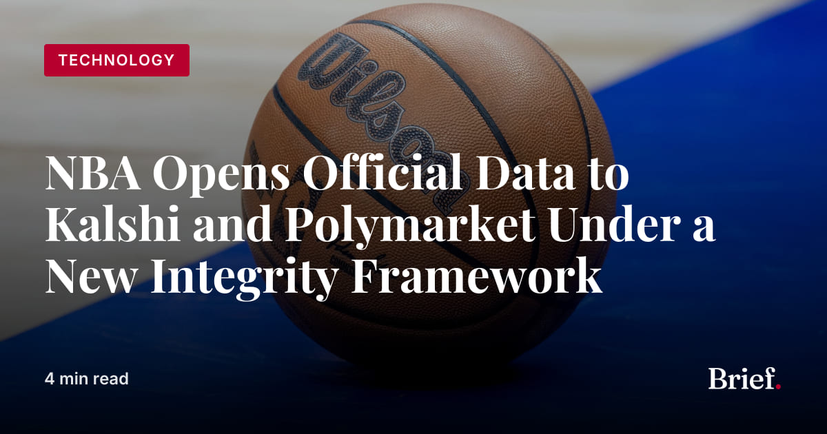 NBA Opens Official Data to Kalshi and Polymarket Under a New Integrity ...